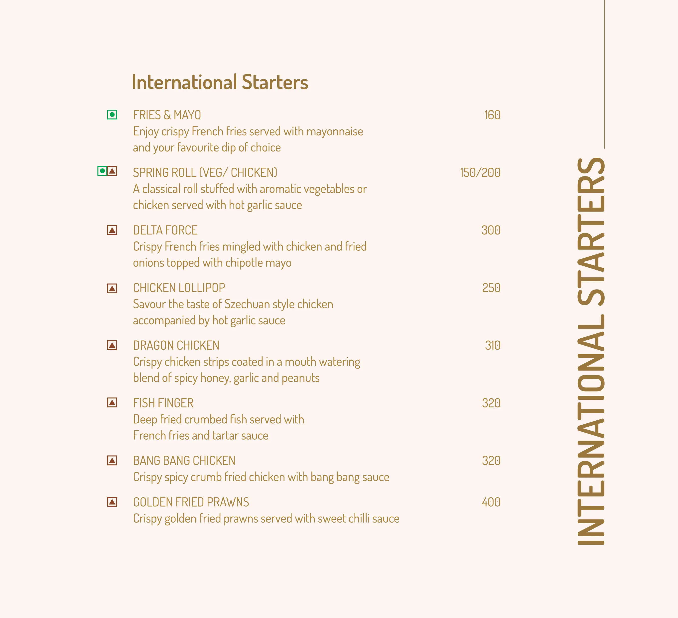 UpperCrust menu